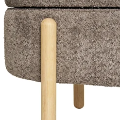 Banc Branca avec Rangement Élégant en Bois Marron et Naturel - HN1237