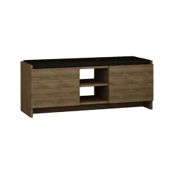 Banc chaussures 2 portes et 2 niches L110 cm - Zulla