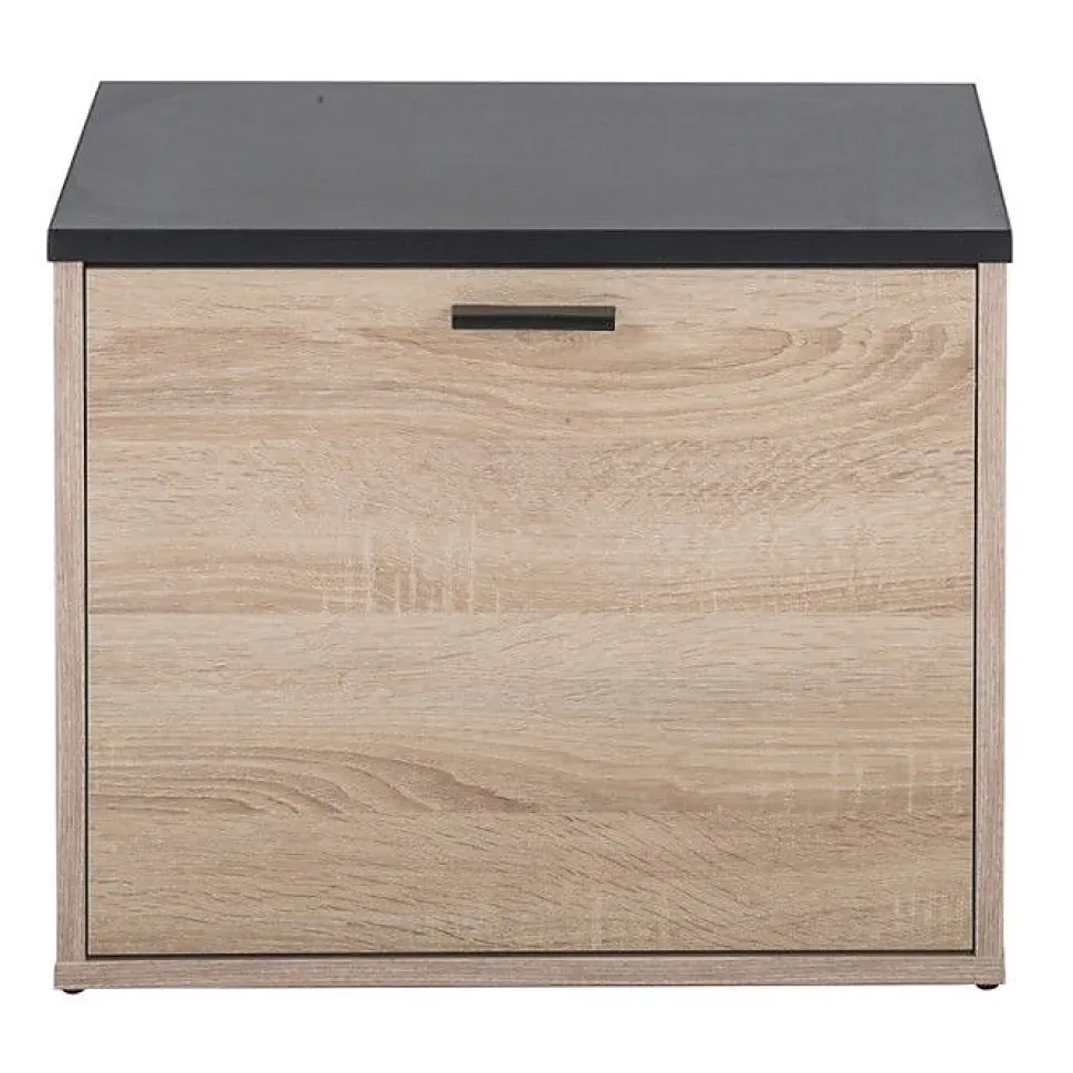 Banc Coffre Chaussures Chêne Naturel Beaux Meubles 9 paires