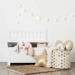 Banc coffre enfant blanc en bois - Atmosphera