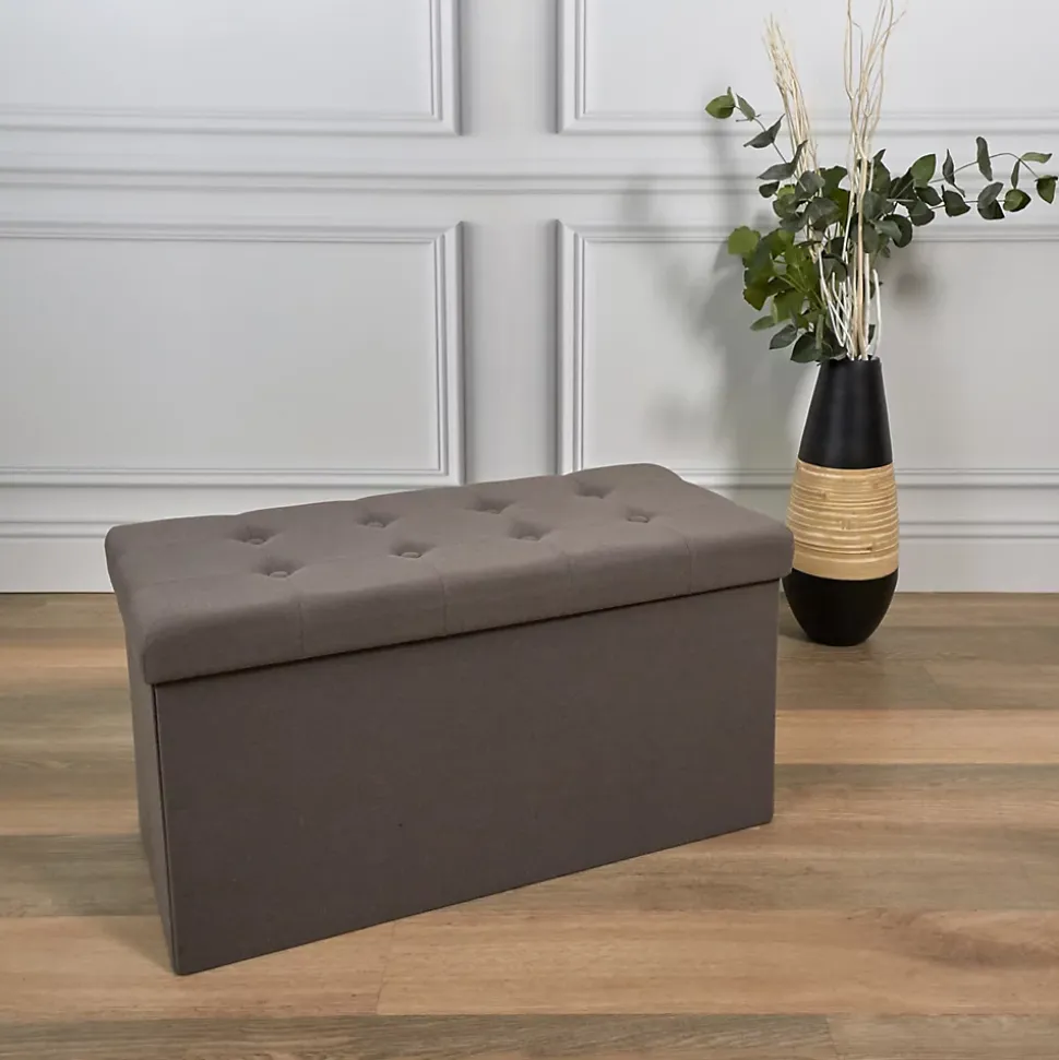 Banc coffre pliable Eleonor 76 x 38 x 38 Type: Banc et banquette
