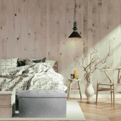 Banc coffre pliable en tissu couvercle capitonné Lisa Gris clair