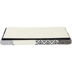 Banc coffre pliable Patchwork gris