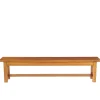 Banc de ferme 4 places en bois de chêne massif L195 - LA BRESSE