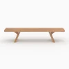 Banc de jardin en bois de teck 4 personnes - Soraya