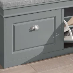 Banc de Rangement à Chaussures 2 Portes Abattants, FSR64-HG, SoBuy