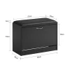 Banc de rangement pour chaussures 1 porte abattant, FSR16-SCH, SoBuy