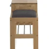 Banc de rangement pour chaussures en bouleau naturel