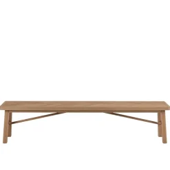 Banc de salle à manger en chêne de style scandinave L200 - WALY