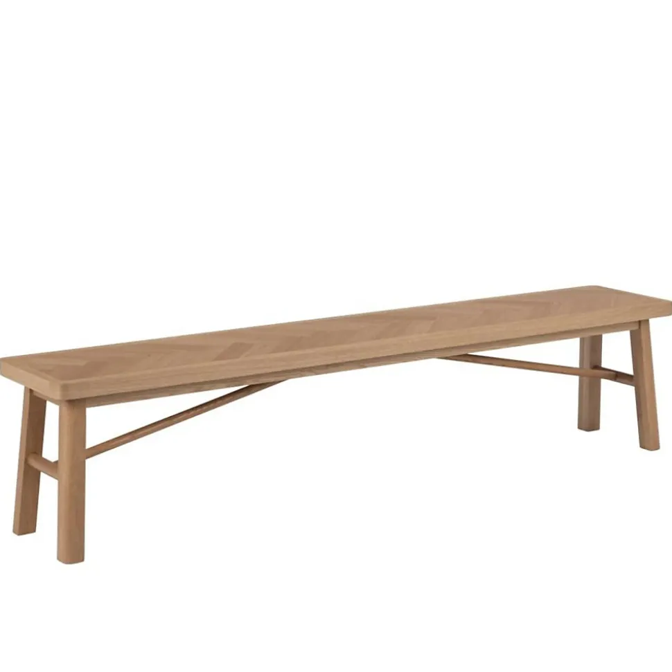 Banc de salle à manger en chêne de style scandinave L200 - WALY