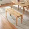 Banc de salle à manger Trerunulu 100 x 35 x 45 cm naturel en.casa