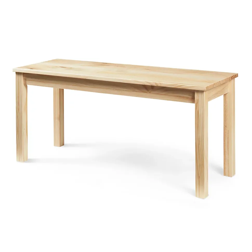 Banc de salle à manger Trerunulu 100 x 35 x 45 cm naturel en.casa