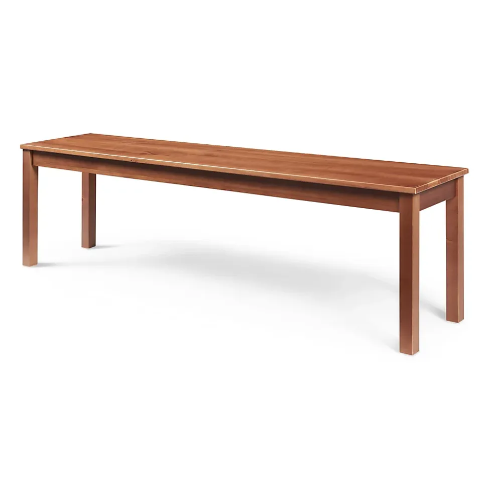 Banc de salle à manger Trerunulu 160 x 35 x 45 cm effet noyer en.casa