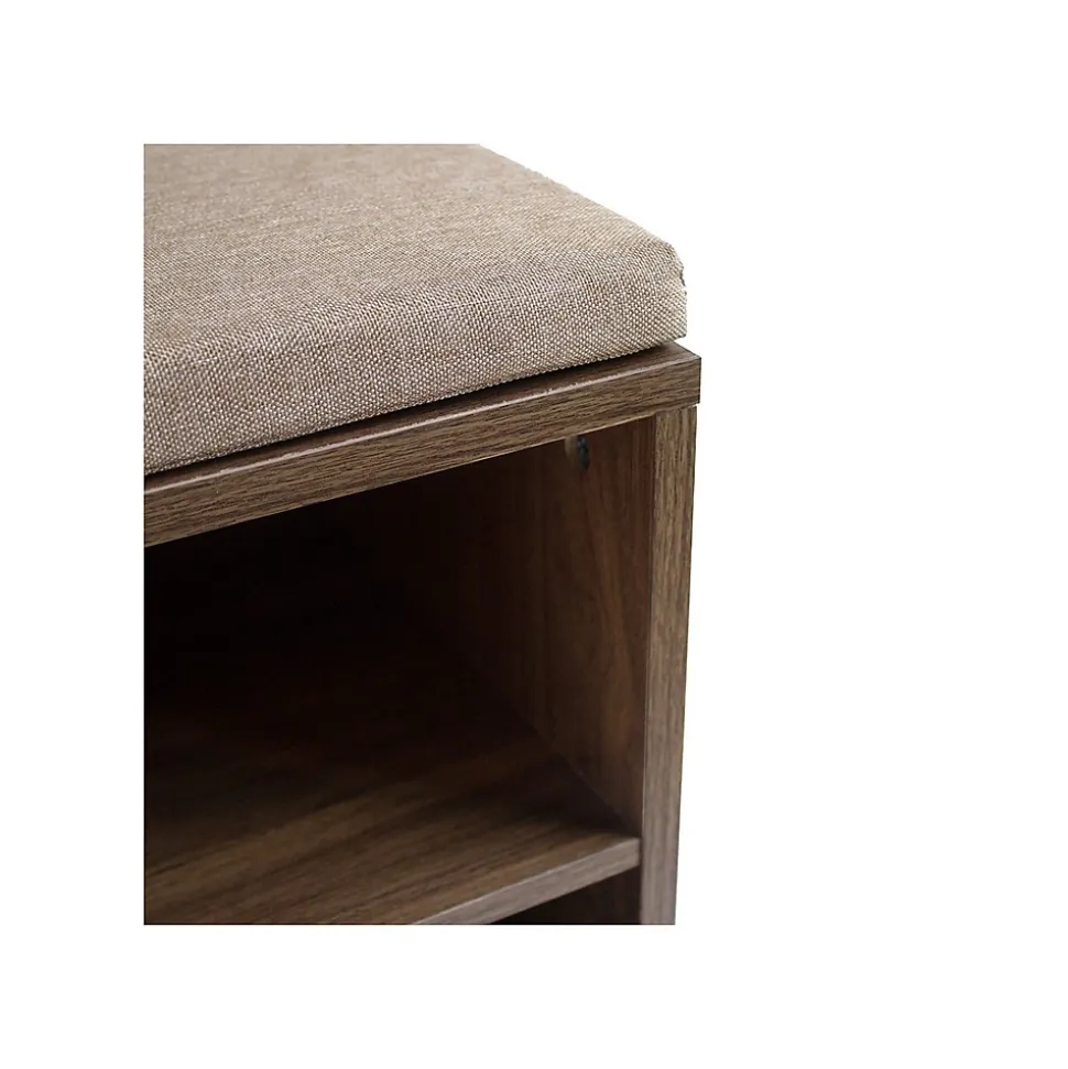 Banc d'entrée en bois 100 x 40 x 48 cm