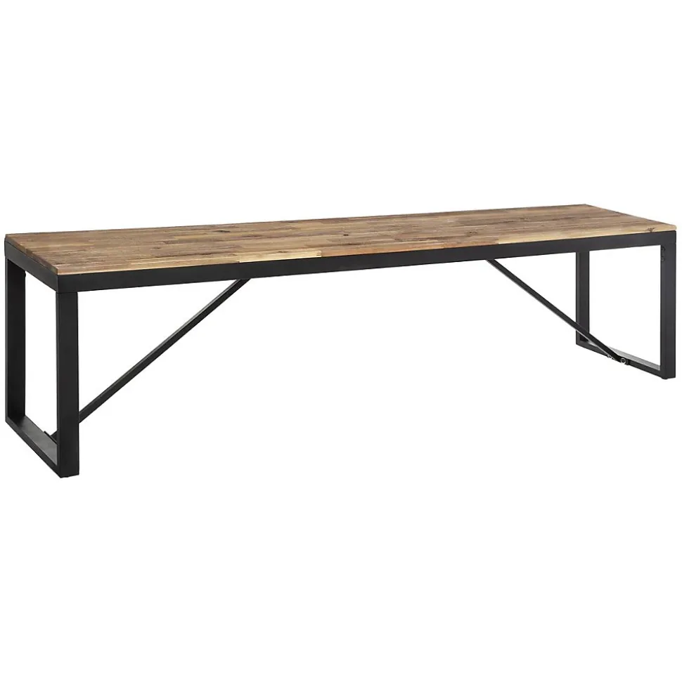Banc Edena - métal & bois d'acacia - Atmosphera