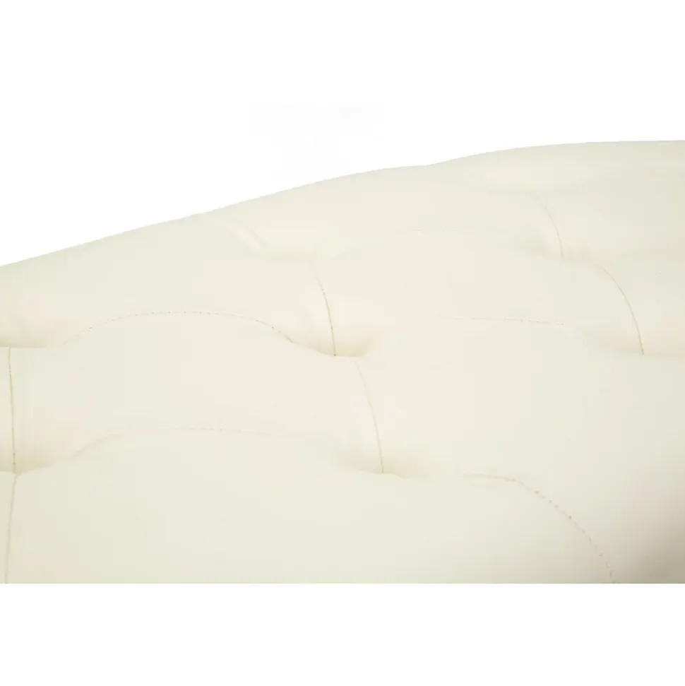 Banc effet matelassé avec 2 tiroirs Sharon 120x40x43 cm
