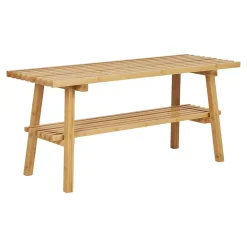 Banc Ember, Marron, Bambou, 70x28x45 cm, Seven Design