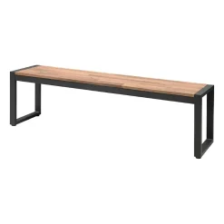 Banc en Acier & Bois d'Acacia - Lot de 2 - Bolero
