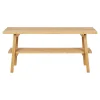 Banc en Bambou Naturel 70x28x45 cm - Élégance et Durabilité pour Votre Espace Exterieur