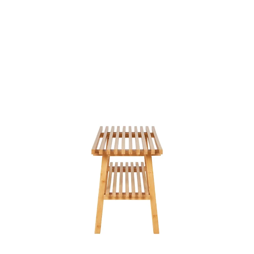 Banc en Bambou Naturel 70x28x45 cm - Élégance et Durabilité pour Votre Espace Exterieur