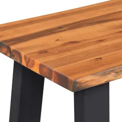 Banc en bois d'acacia massif 160 cm vidaXL