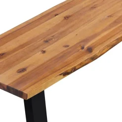 Banc en bois d'acacia massif 160 cm vidaXL