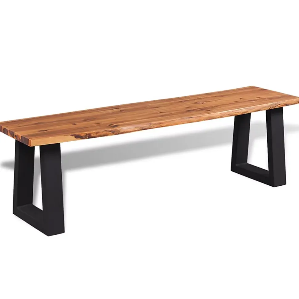 Banc en bois d'acacia massif 160 cm vidaXL