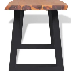 Banc en bois d'acacia massif 160 cm vidaXL