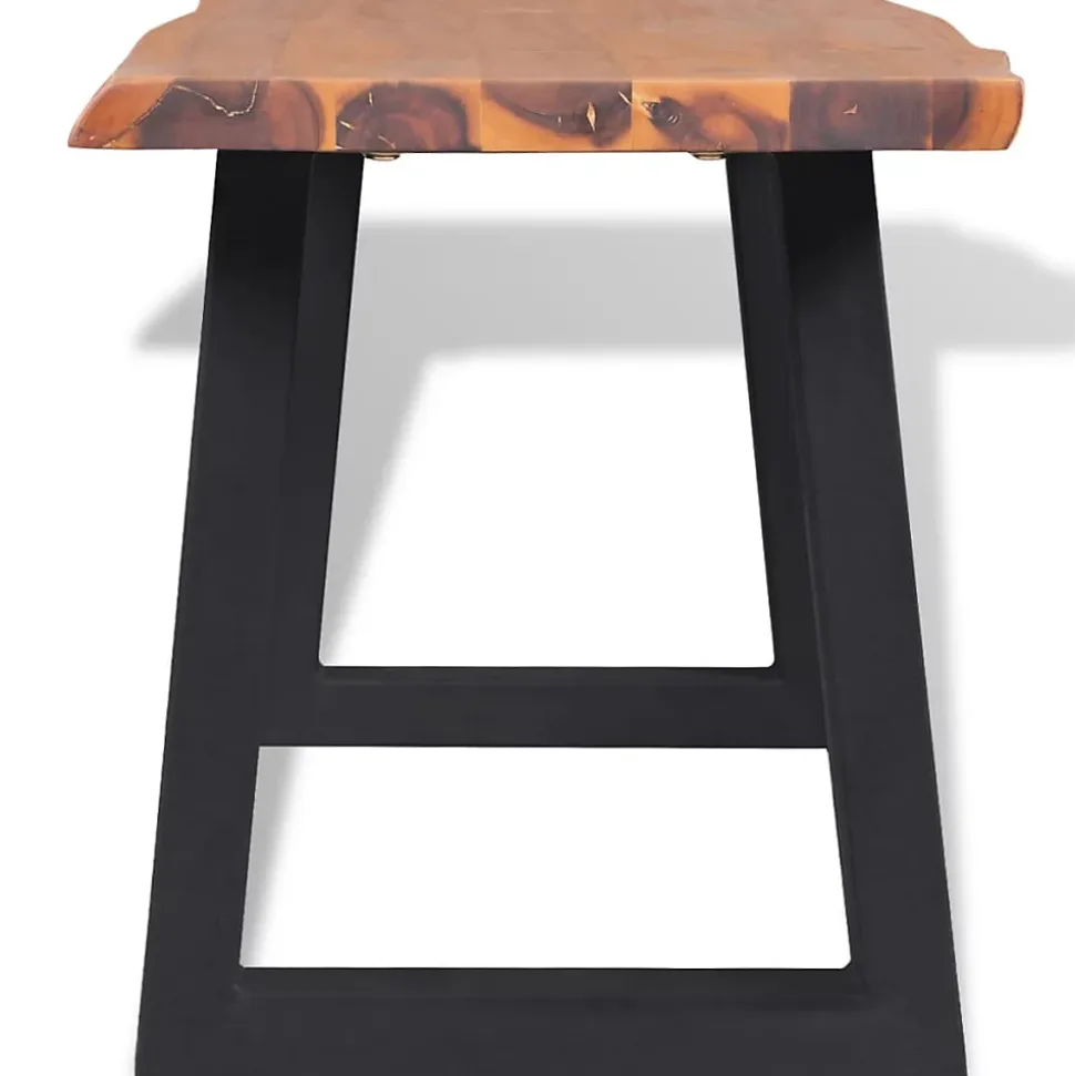 Banc en bois d'acacia massif 160 cm vidaXL