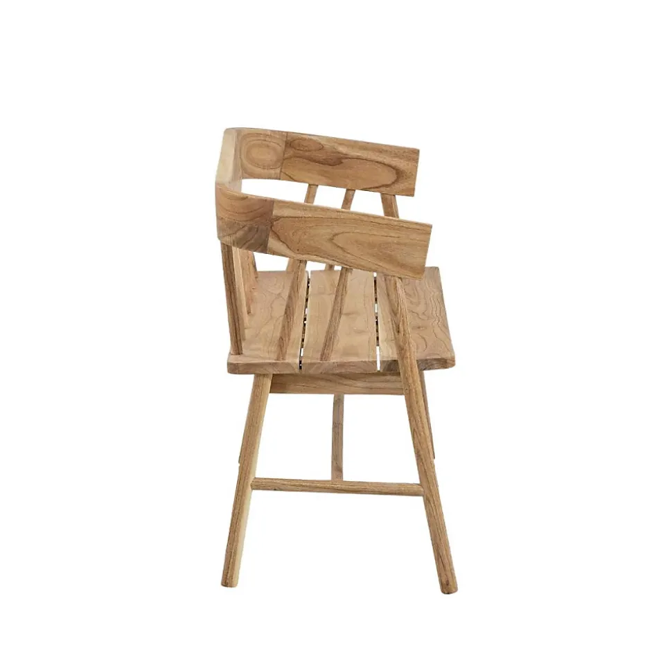 Banc en bois de teck brut June