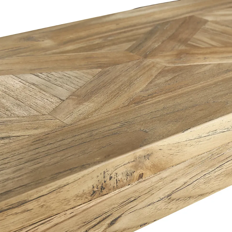 Banc en bois teck recyclé massif