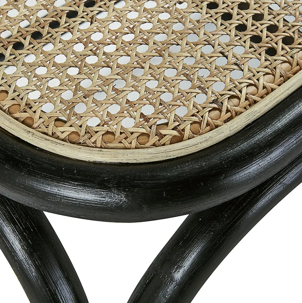 Banc en rotin et cannage 120 cm