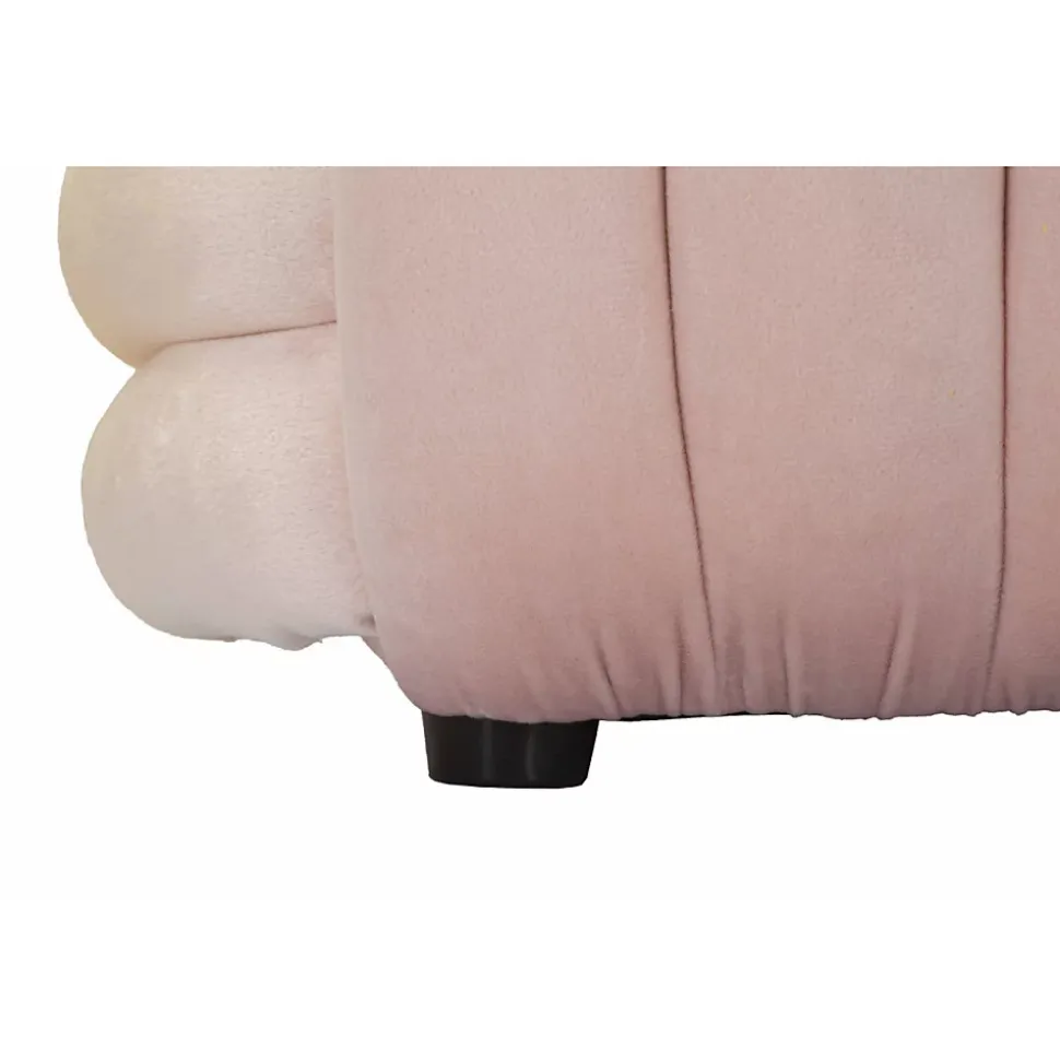 Banc en tissu Softy 90x45x45 cm - 90 x 45 x 45 Type: Banc et banquette