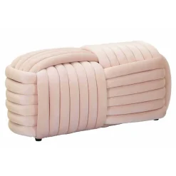 Banc en tissu Softy 90x45x45 cm - 90 x 45 x 45 Type: Banc et banquette