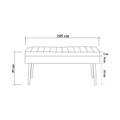 Banc Falcon, Banc polyvalent, Sièges pour les invités, Coffre multifonctionnel, 90x39h40 cm, Noyer et Anthracite