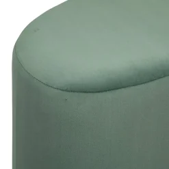 Banc "Malone" en velours 98x51cm vert céladon - Atmosphera