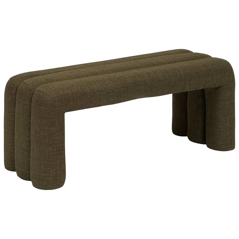 Banc Sisco vert Kaki 102x42cm - Atmosphera