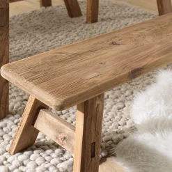 Banc 140x30cm bois pin recyclé