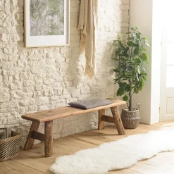 Banc 140x30cm bois pin recyclé