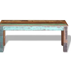 Banc 110x35x45 cm Bois de récupération massif vidaXL