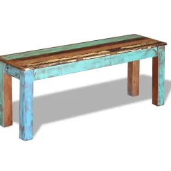 Banc 110x35x45 cm Bois de récupération massif vidaXL