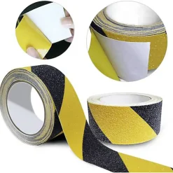 Bande antidérapante TOOLCRAFT ANST505M-YB 5 m x 50 mm noir et jaune, autocollante, PVC