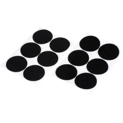 Bande auto-aggrippante format rond noir Diall 46 mm - 6 pièces