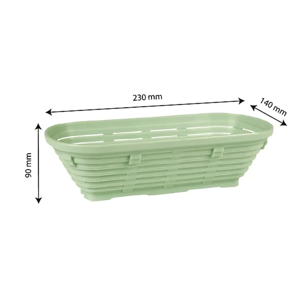 Banneton long 0,5 kg - 23 x 14 x 9 cm