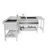 Bar à Cocktails Modulaire avec Bac de Glace