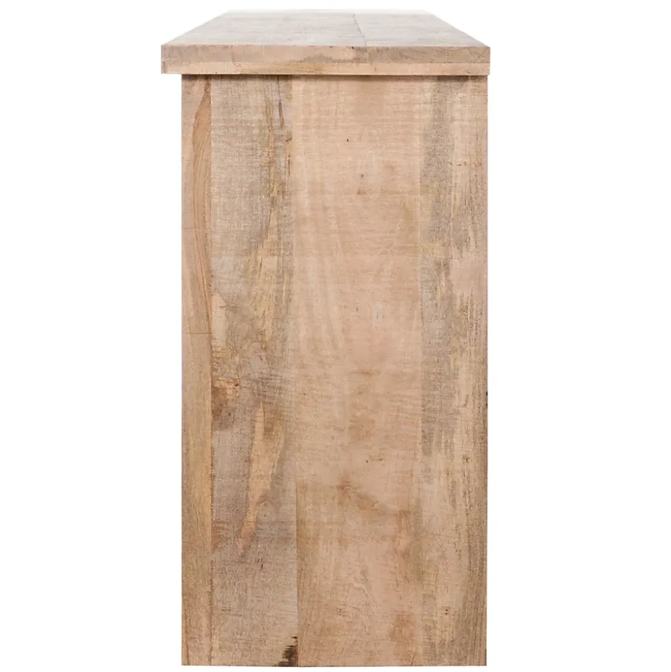 Bar en bois clair 3 tiroirs 2 tablettes - CASIMIR