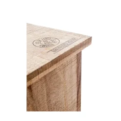Bar en bois clair 3 tiroirs 2 tablettes - CASIMIR