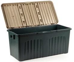Baule Asco, Conteneur de rangement polyvalent, Coffre moderne, 100% Made in Italy, 125x57h56 cm, Gris