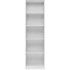 Bibliotheque style scandinave salon - 50x30x181 - 5 tablettes - etagere à livres-KAFFI