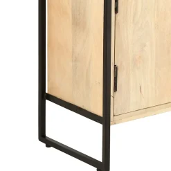 Bibliothèque à 4 niveaux 80x30x180 cm Bois de manguier massif vidaXL